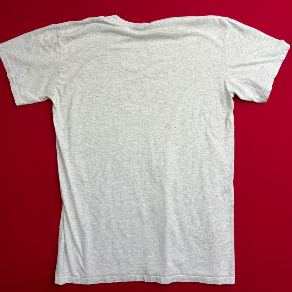 VTG 90's Disney World Waking Up Grumpy Graphic T-Shirt Mens‎ Gray Heather Large - Picture 2 of 5
